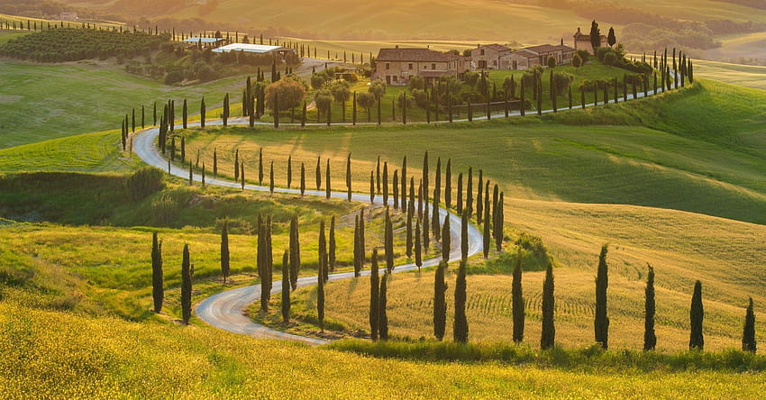 5 Pemandangan Italia, tuscany italy ultra Wallpaper HD
