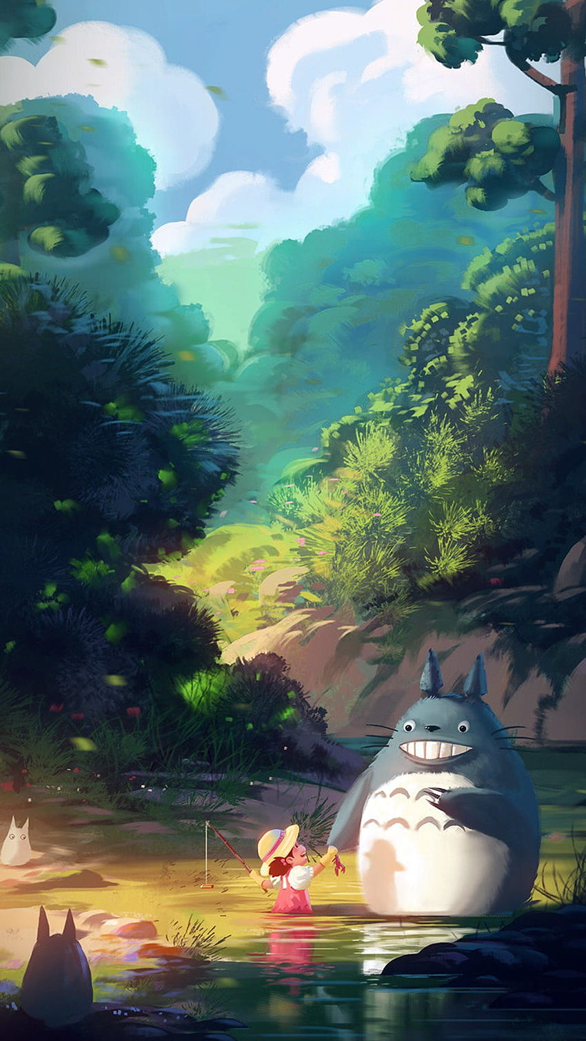 Ekrany blokady Totoro, telefon Totoro Tapeta na telefon HD