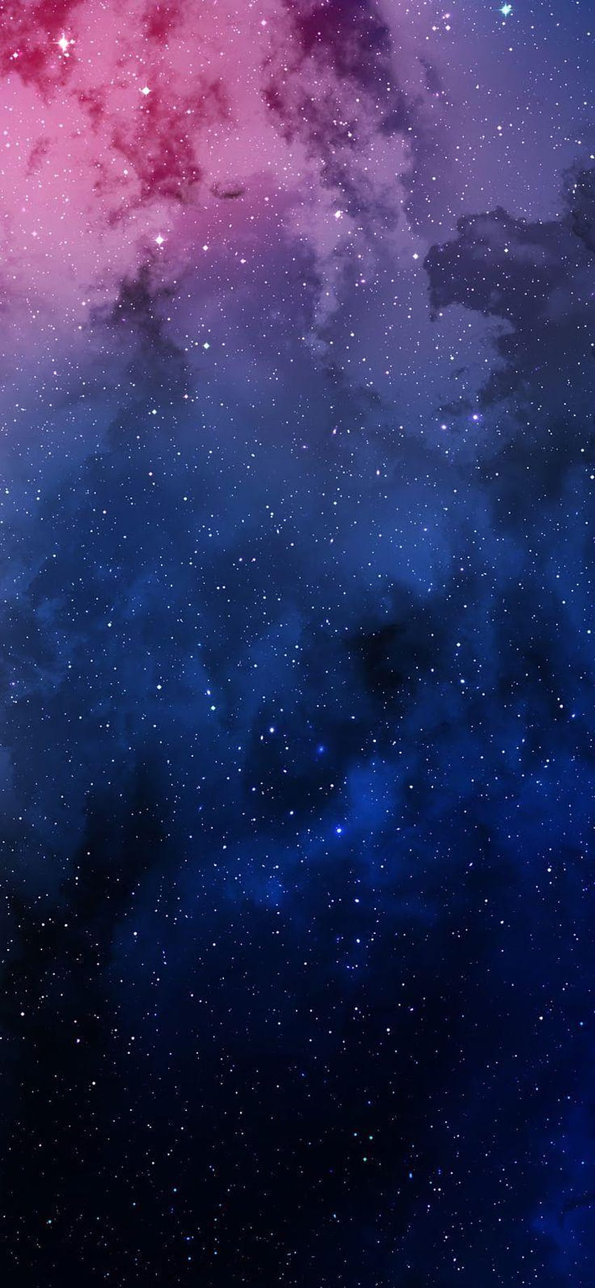 Kolorowa przestrzeń iphone x, estetyka galaktyki Tapeta na telefon HD