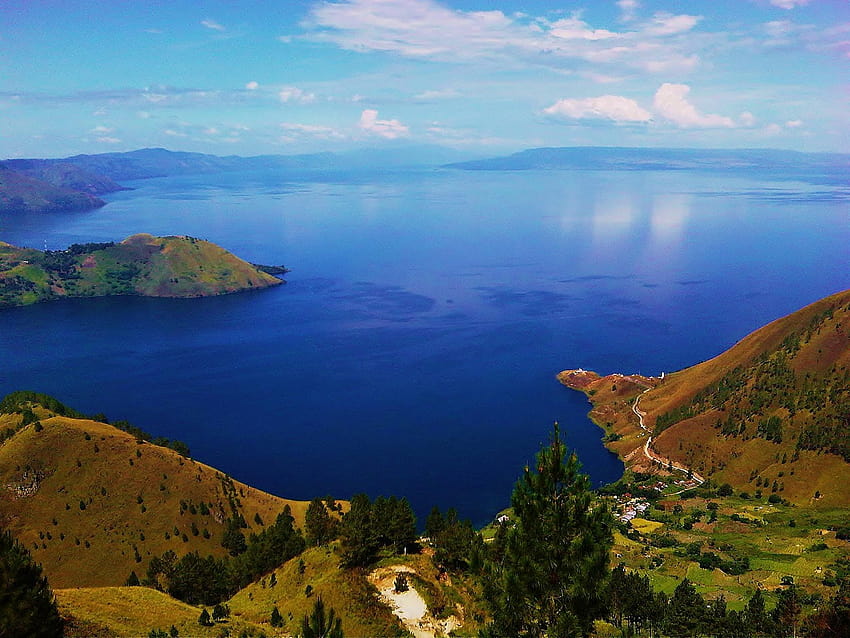 Lago Toba fondo de pantalla