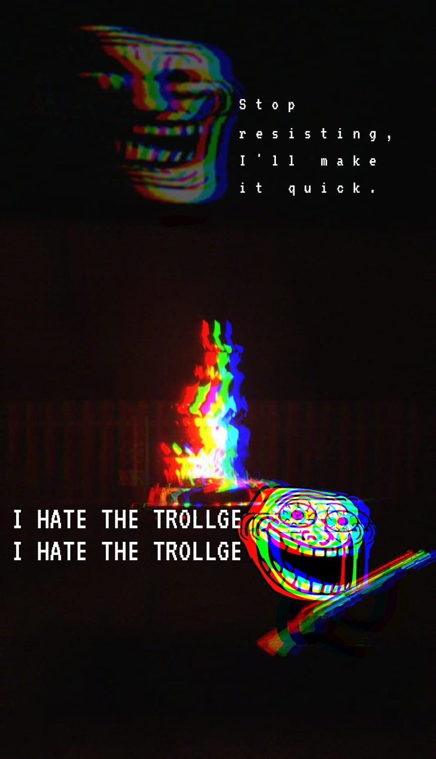 Me with no shelter be like:: trollge HD phone wallpaper
