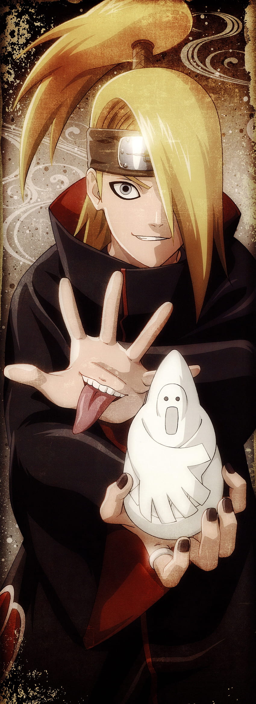 Deidara z postaci z anime Naruto Shippuden, akatsuki deidara iphone Tapeta na telefon HD
