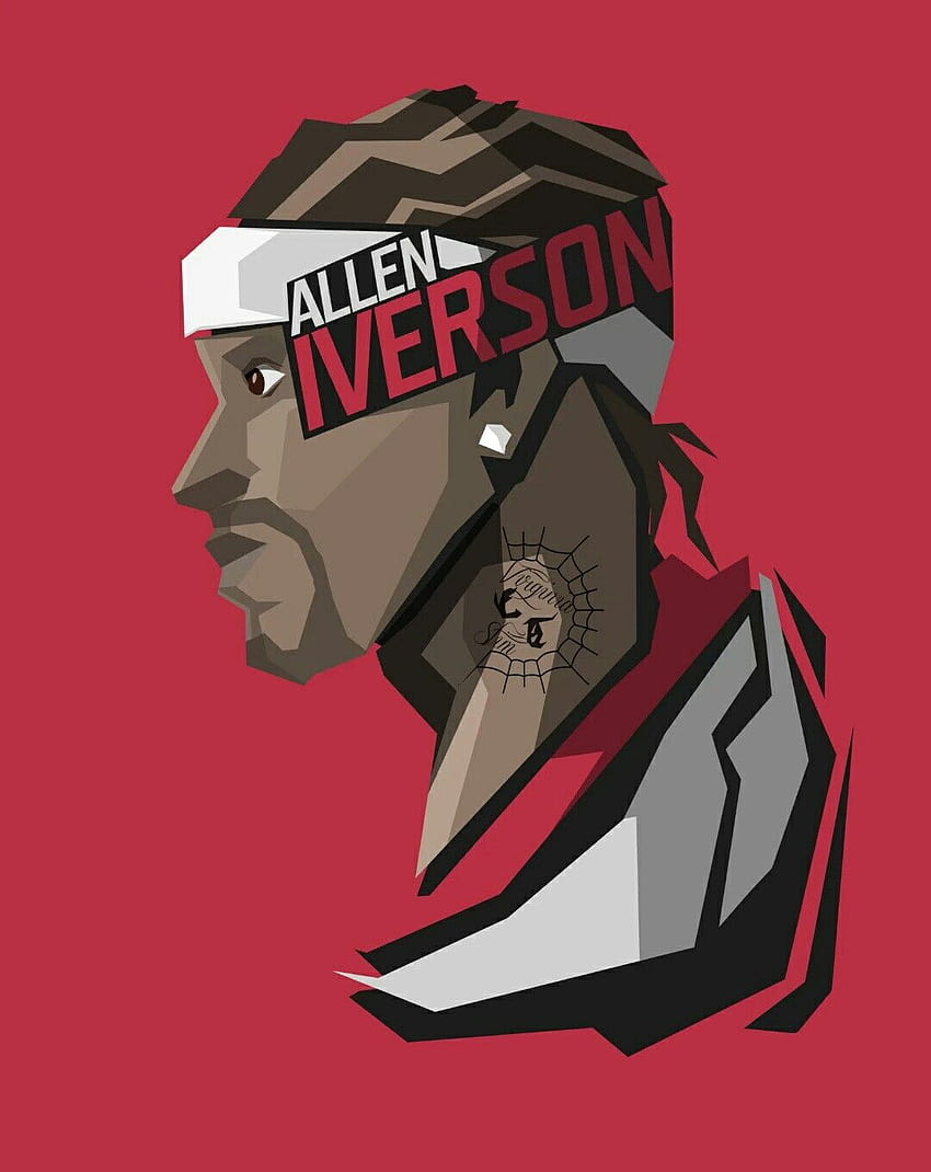 Allen iverson cartoon HD phone wallpaper | Pxfuel