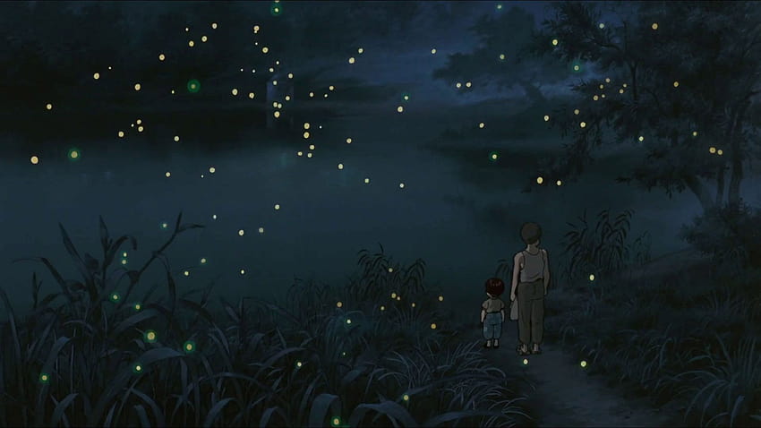 Makam kunang-kunang – PS4, anime malam hujan ps4 Wallpaper HD