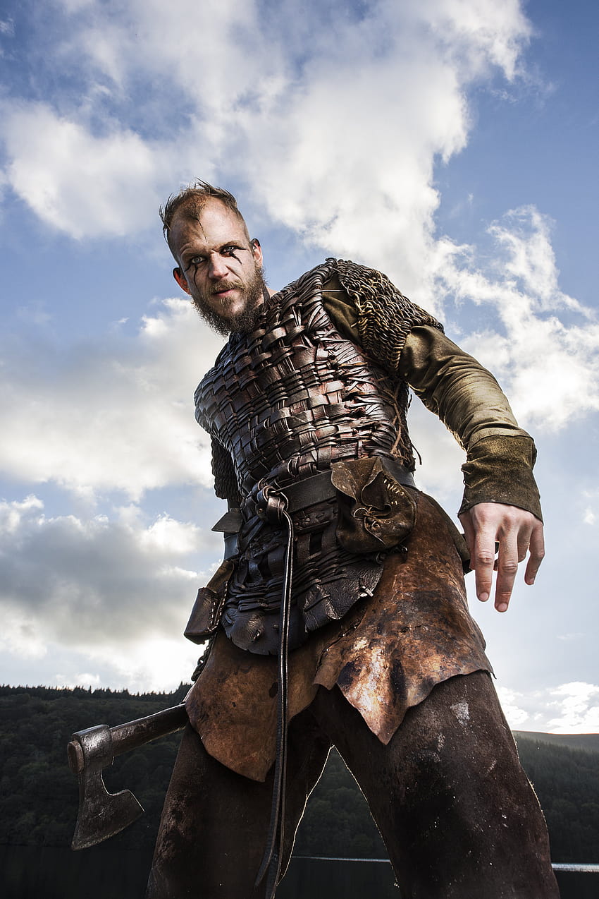Официален сезон 3 на Vikings Floki HD тапет за телефон