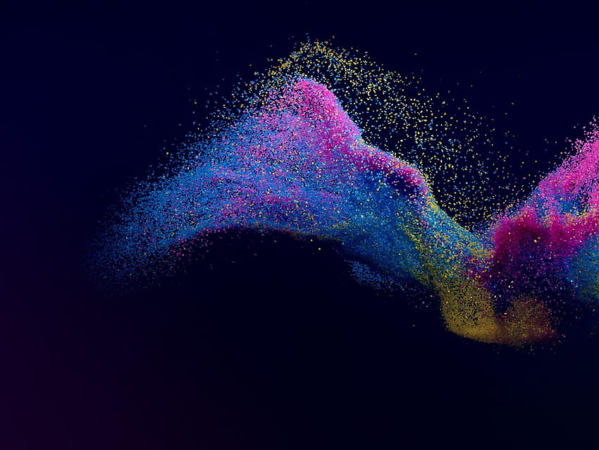 2048x1536 Flying Particules, Splash, Colorful, spark HD wallpaper