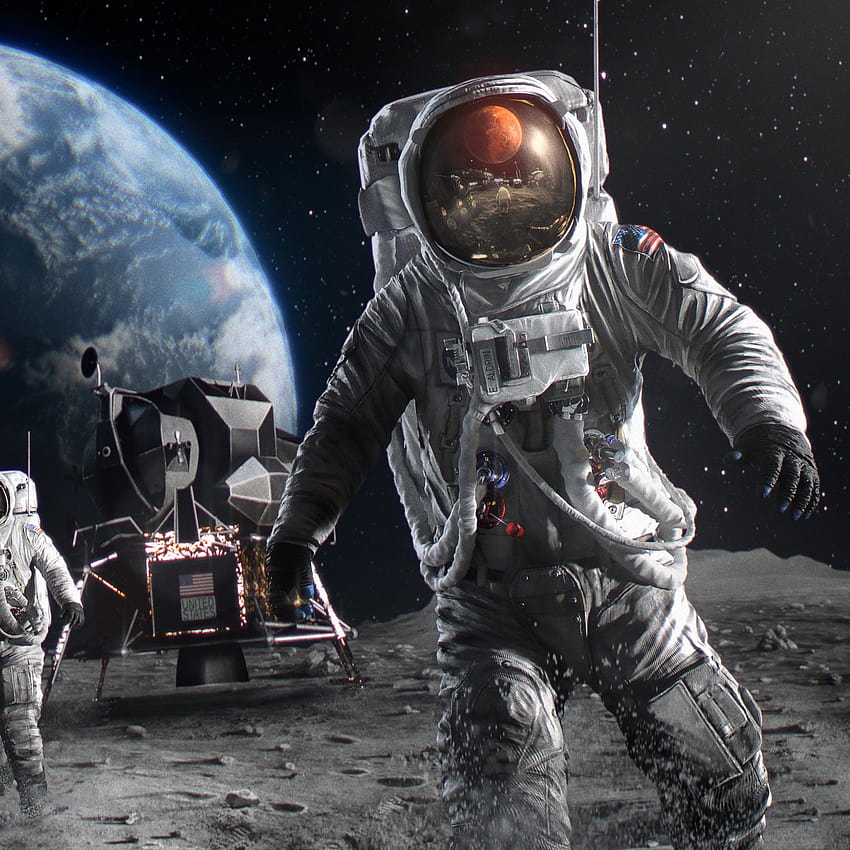 Astronauts, astronaut space screensaver anime HD phone wallpaper