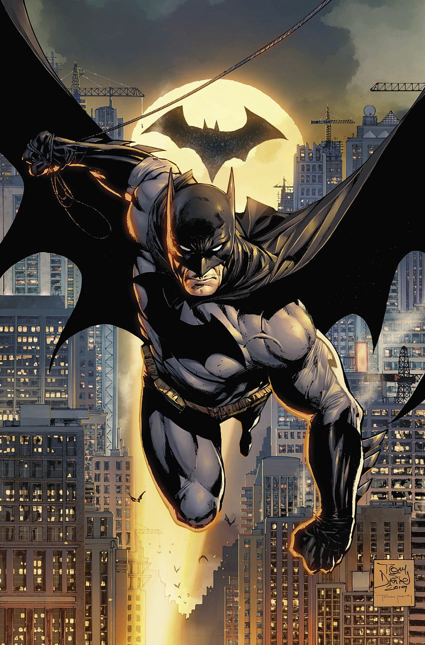 Бил Буша за DC Comics: Батман през 2020 г., Батман 2020 dc комикс изкуство HD тапет за телефон