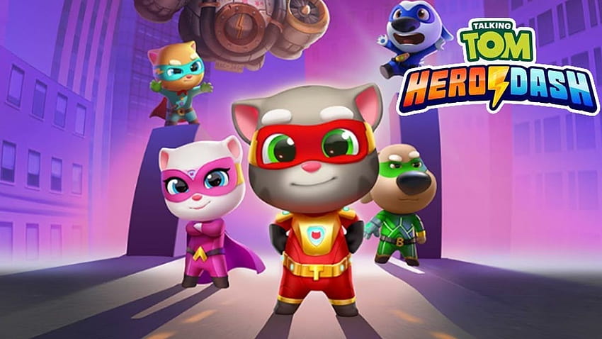 Talking Tom Hero Dash 3.1.0.2785 APK + MOD papel de parede HD