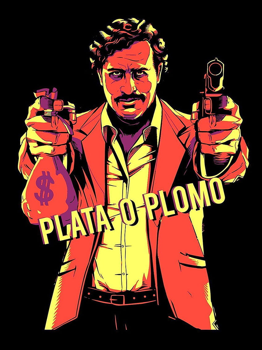 Pablo Escobar posted by Ethan Thompson, plata o plomo HD電話の壁紙