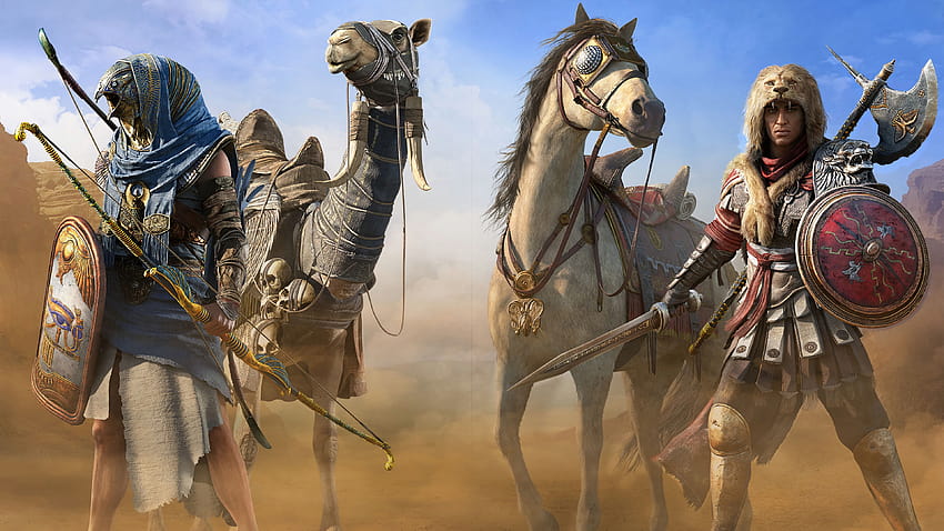 Wallpaper Origins, Ubisoft, Assassin's Creed, DLC, Assassin's Creed: Origins,  Roman Centurion for mobile and desktop, section игры, resolution 1920x1080  - download