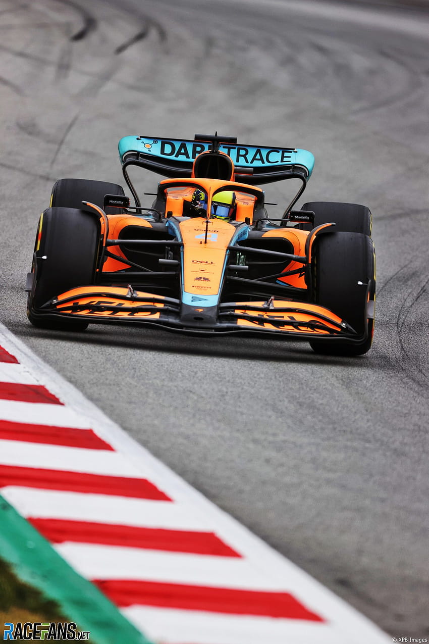 Lando Norris, McLaren, Circuito de Cataluña, 2022 · RaceFans, lando norris 2022 fondo de pantalla del teléfono