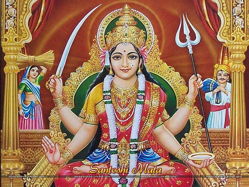 Santoshi Maa Quality, maa santoshi HD wallpaper