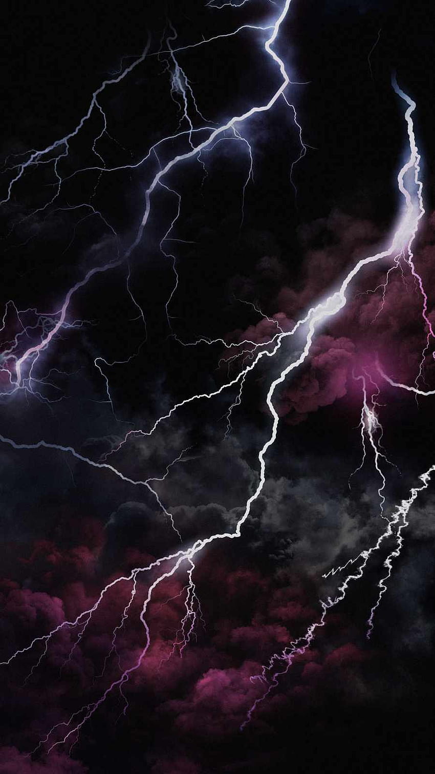 Thunder Storm iPhone, storm aesthetic HD phone wallpaper