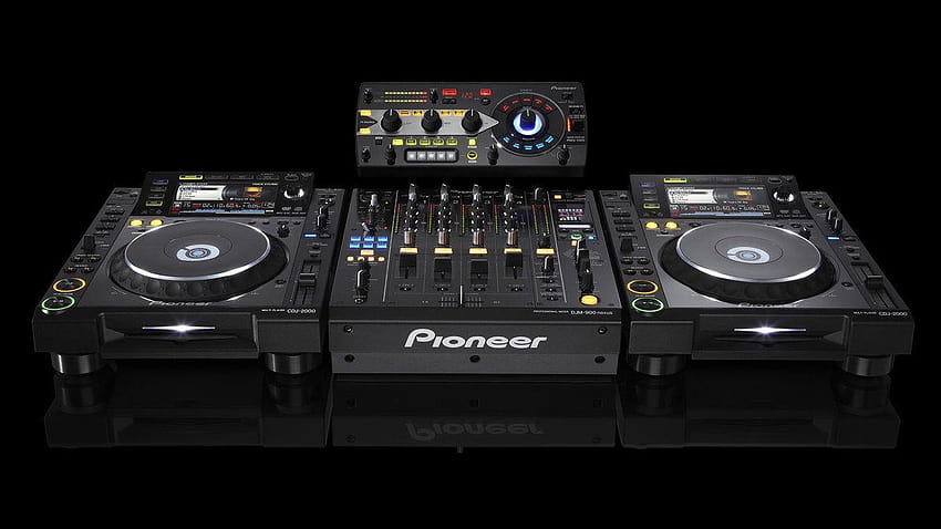 4 Pioneer Dj, mixer DJ Sfondo HD