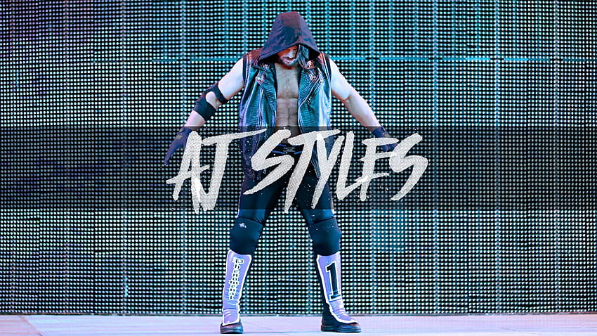 WWE: logotipo de estilos aj fondo de pantalla