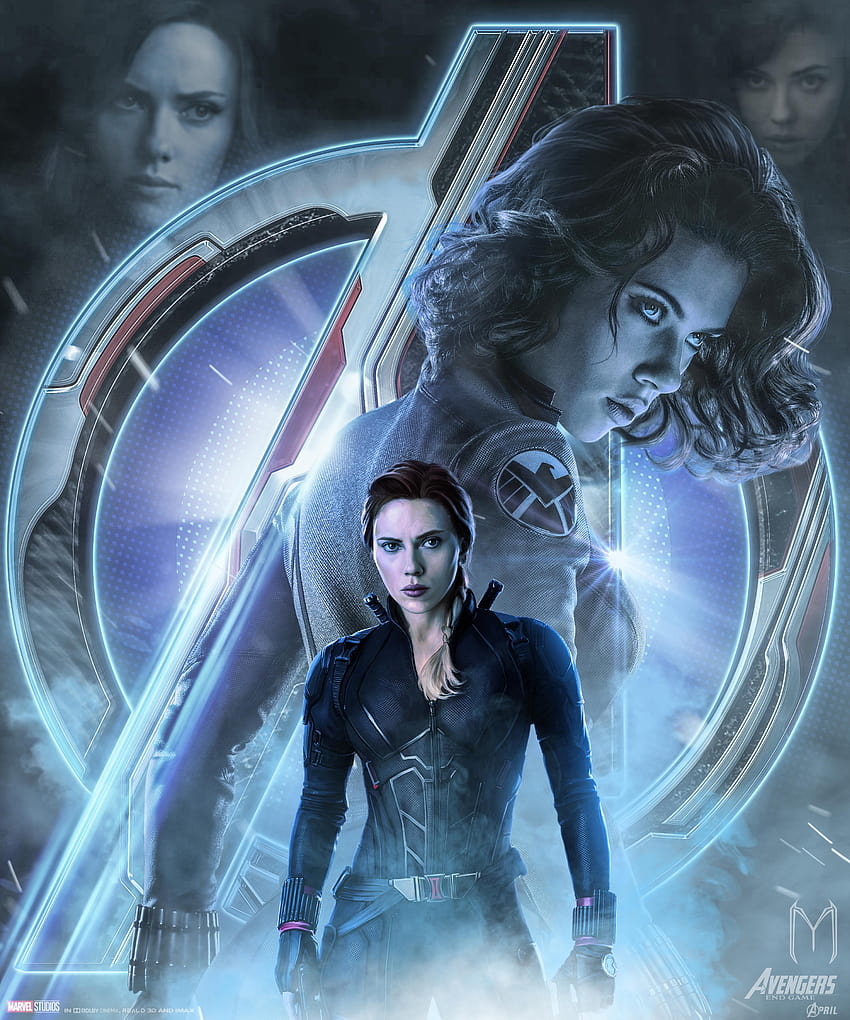 Avengers Endgame Black Widow Poster Art, Filmes, Black Widow Endgame Papel de parede de celular HD