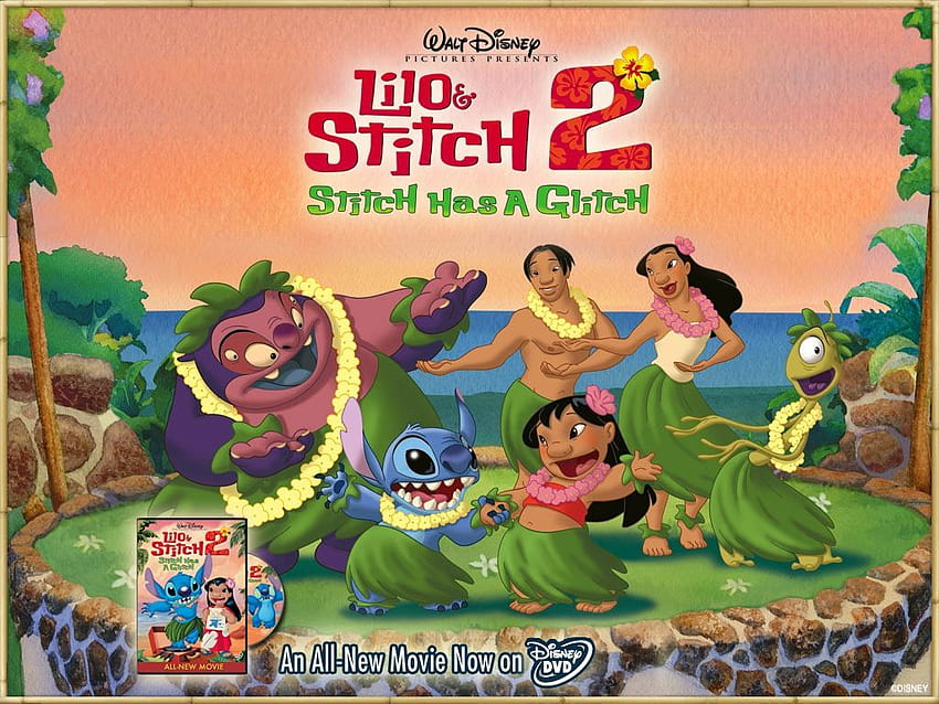 Lilo and Stitch 2 Disney Cartoon na Tablet, lilo and Stich Disney Tapeta HD
