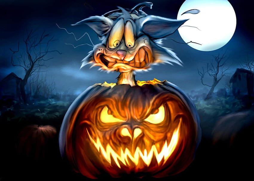 High Definition Halloween für Männer, Frauen und Kinder, Herbst Oktober fröhliches Halloween HD-Hintergrundbild