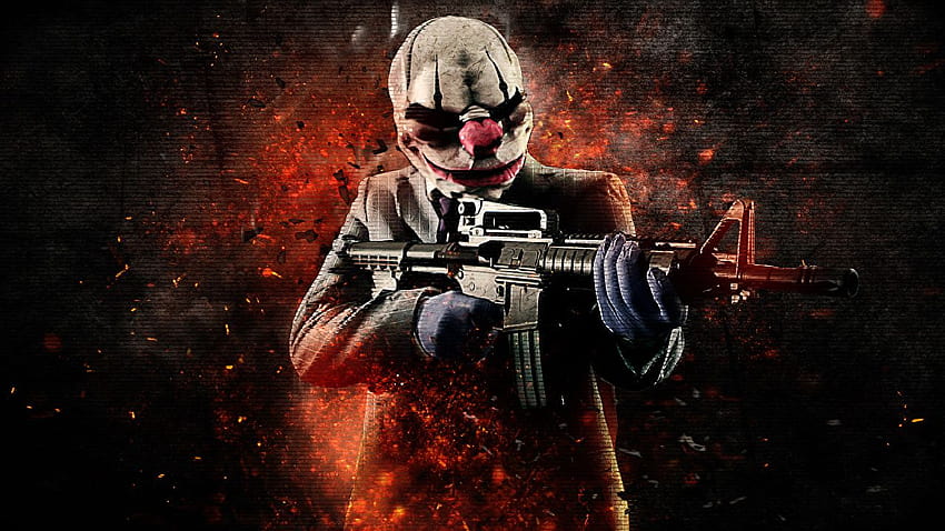 Payday 2 Rifles Warriors Assault rifle Games Masks HD wallpaper