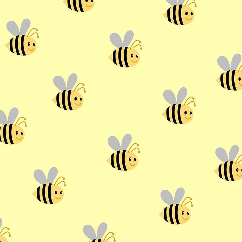 Bees backgrounds shared by sheeta ♥, bee cartoon HD phone wallpaper