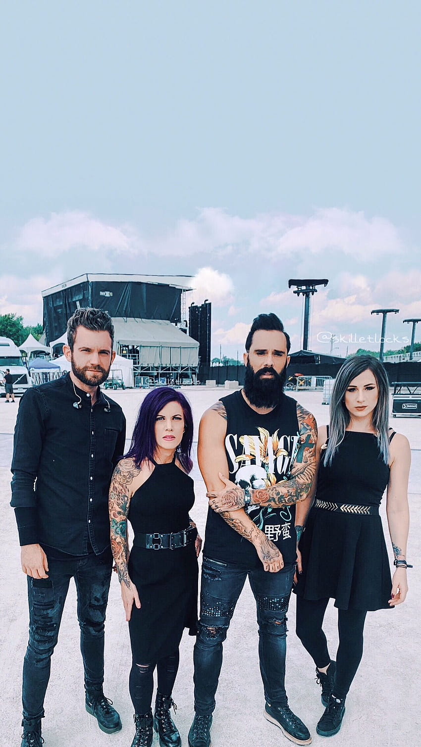 Skillet rock group wallpaper by Skyline-ua on DeviantArt