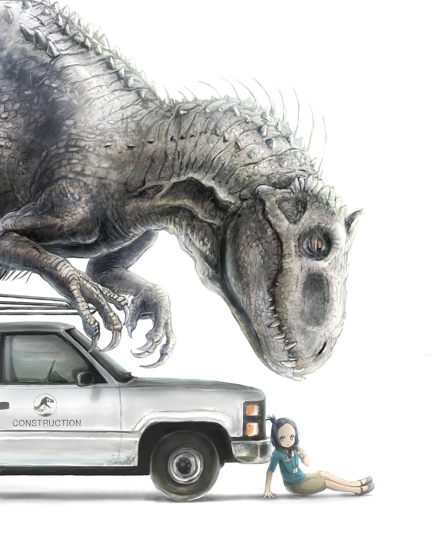 Jurassic world, indomius, trex, HD phone wallpaper | Peakpx