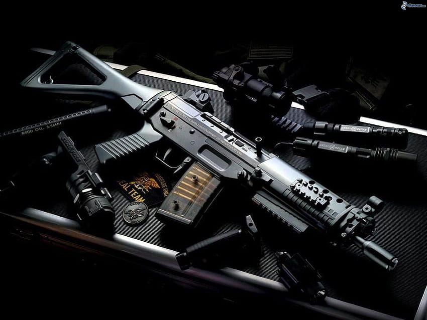 Heckler & Koch G36 무기 총 군용 소총 rh HD 월페이퍼