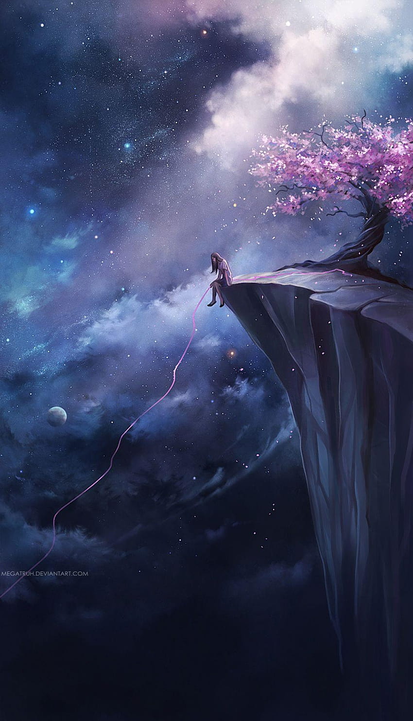 Star Blossom cliff, Megatruh......................... Lonely on the, lonely  anime HD phone wallpaper | Pxfuel