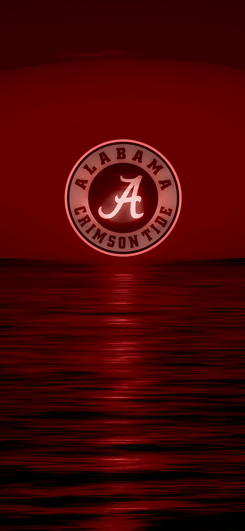 Alabama Crimson Tide Football logo iPhone Fond d'écran de téléphone HD