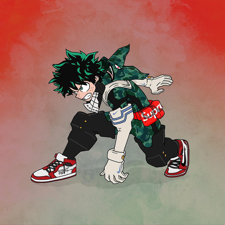 Hypebeast Deku: BokuNoHeroAcademia, drip deku HD phone wallpaper | Pxfuel