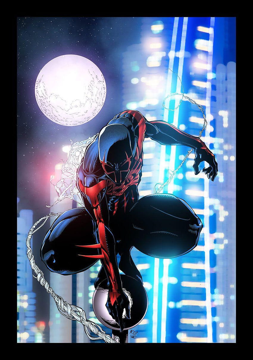 Spiderman 2099 Attachment 13294, spider man 2099 white suit HD phone wallpaper