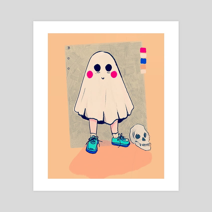 Cute Halloween Ghost Clipart PNG Images, Selling Cute Japanese Cartoon Cute  Ghost Ghosts, Pennant, Ghost, Japan PNG Image For Free Download