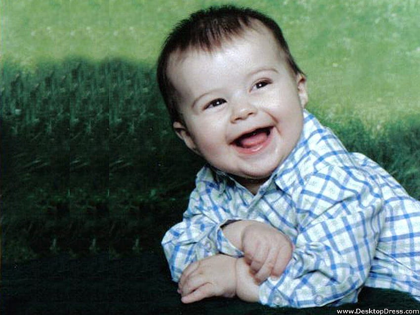 » Babies Backgrounds » Cute Boy Laughing » www.dress, laughing boy HD wallpaper