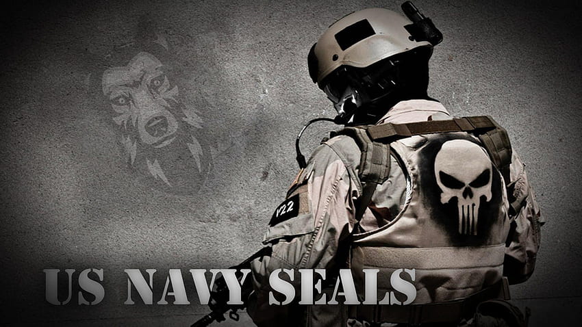 US Navy SEALs, logo US Navy Seal Sfondo HD