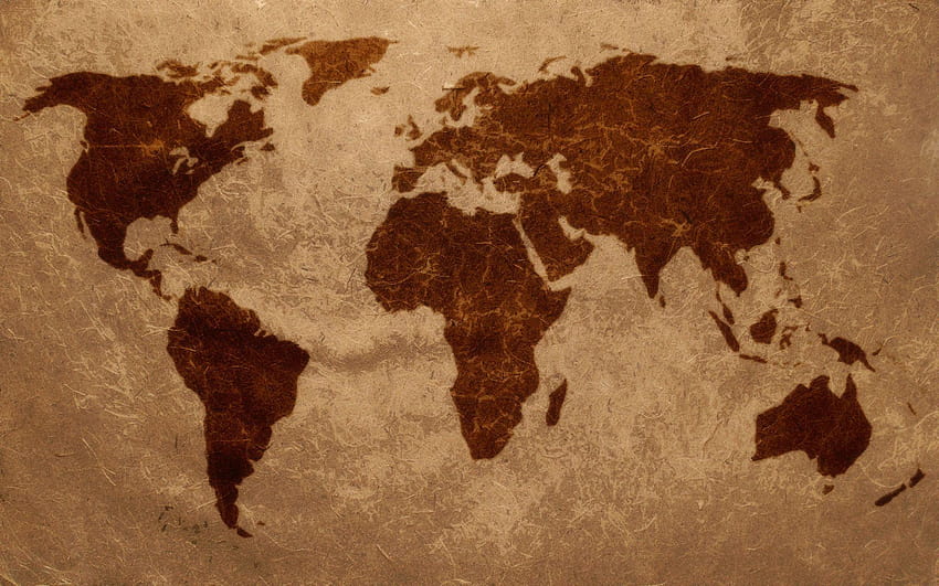 Mapa do Mundo, patrat HD-Hintergrundbild