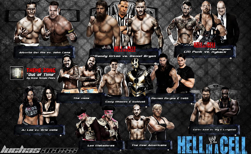 The Usos, wwe hell in a cell papel de parede HD