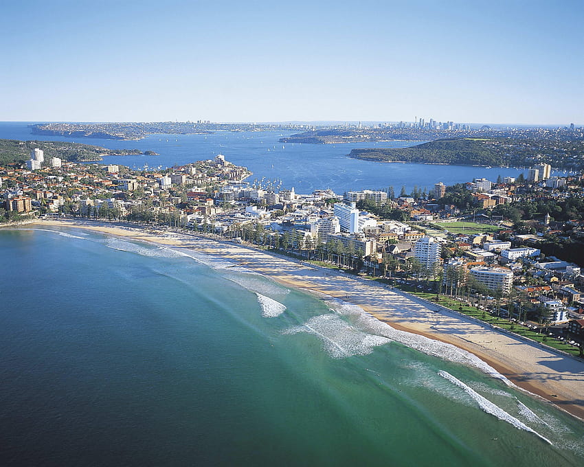 Schön von Manly Beach in Sydney Australien HD-Hintergrundbild