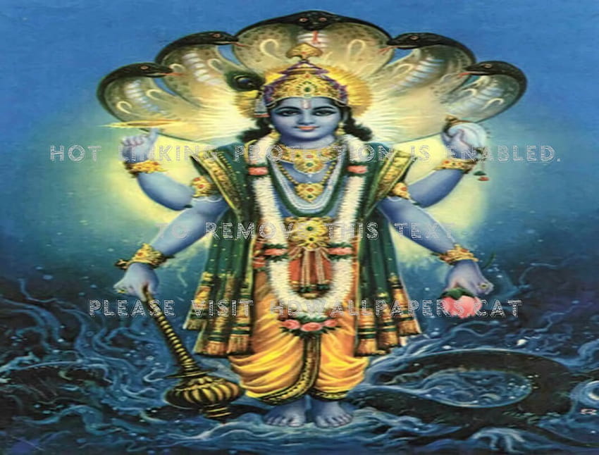 lord vishnu india idol hindu supreme god HD wallpaper