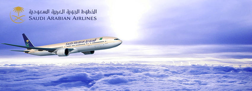 Saudische Fluggesellschaft aus Großbritannien. Saudia, auch bekannt als Saudi Arabian…, Saudi-Arabien-Flugzeug HD-Hintergrundbild