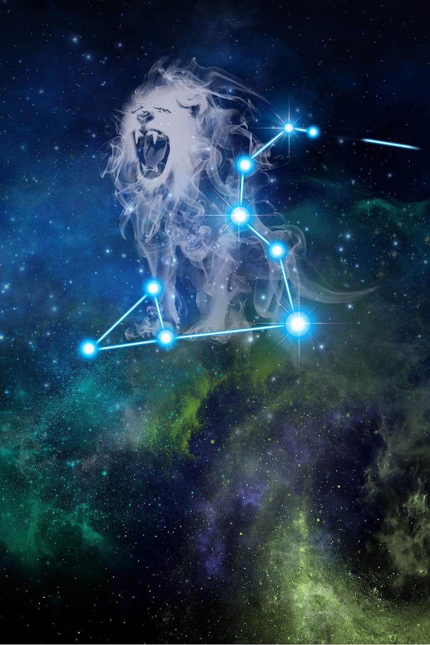 Creative Twelve Constellation Leo Backgrounds Synthesis, twelve constellations HD phone wallpaper