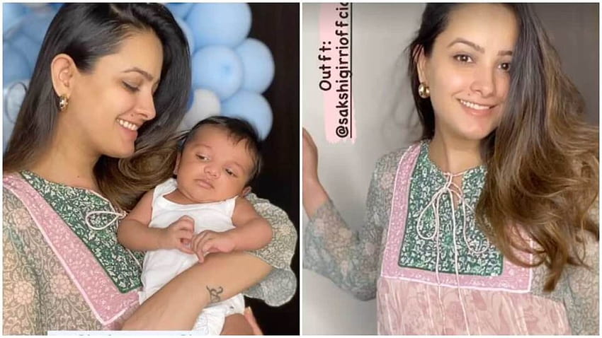 Anita Hassanandani poses with son Aaravv in dress that makes her 'feel good with all extra kilos'. See pics HD wallpaper