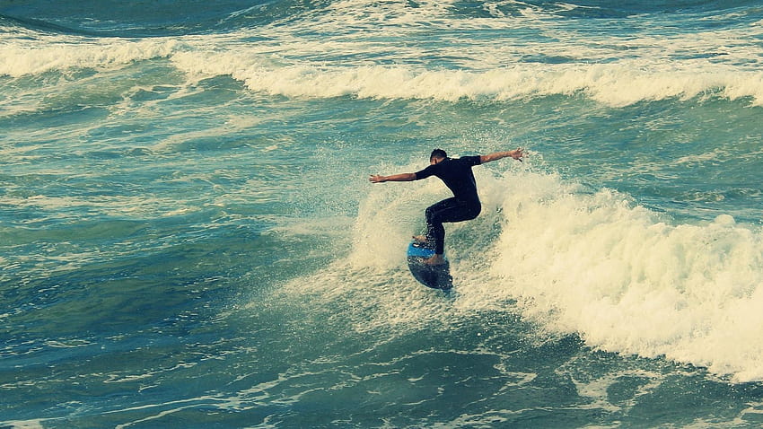 Surf, Beach, Surfing, Wave, Durban, wave, one person HD wallpaper