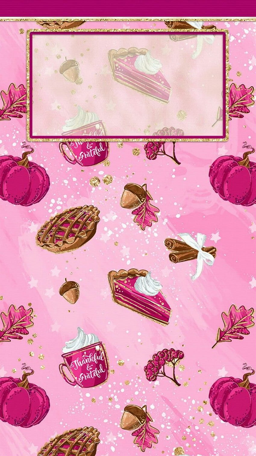 Pink thanksgiving iPhone lock screen, thanksgiving pink HD phone wallpaper  | Pxfuel