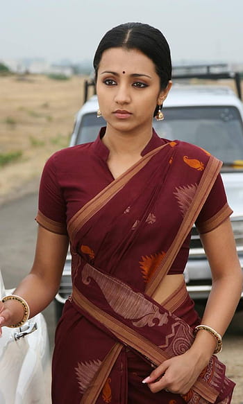 Trisha Group, trisha saree HD wallpaper | Pxfuel