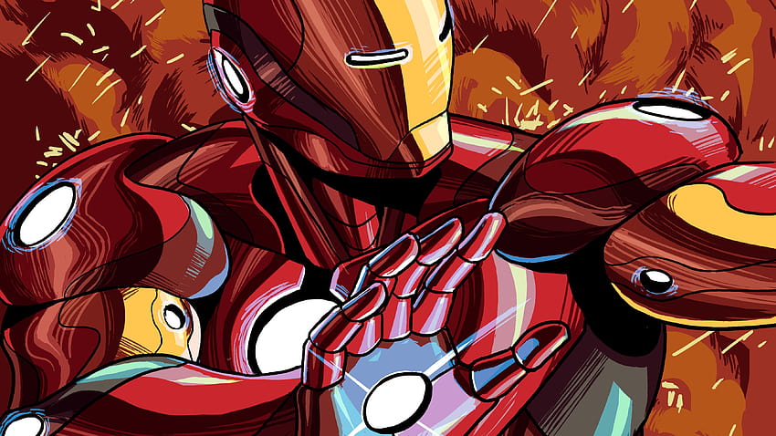 Iron Man Animated Art iPhone Wallpaper - iPhone Wallpapers