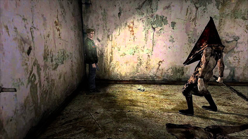 Pyramid Head unable to hit James in Silent Hill 2, silent hill 2 pyramid head HD wallpaper
