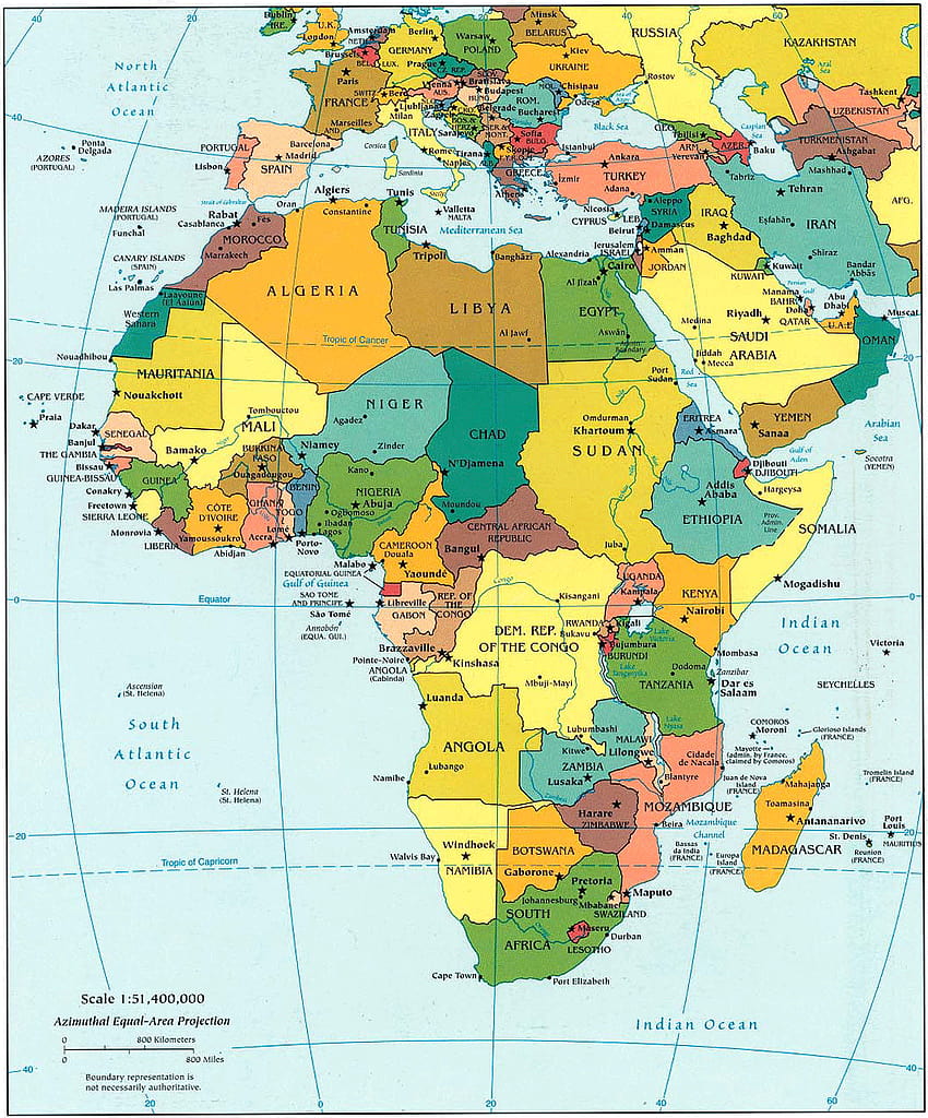 Mapa Afryki, mapa Afryki Tapeta na telefon HD