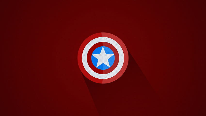 Shield of Captain America, minimal , 1366x768, Tablet, laptop, captain america laptop HD wallpaper