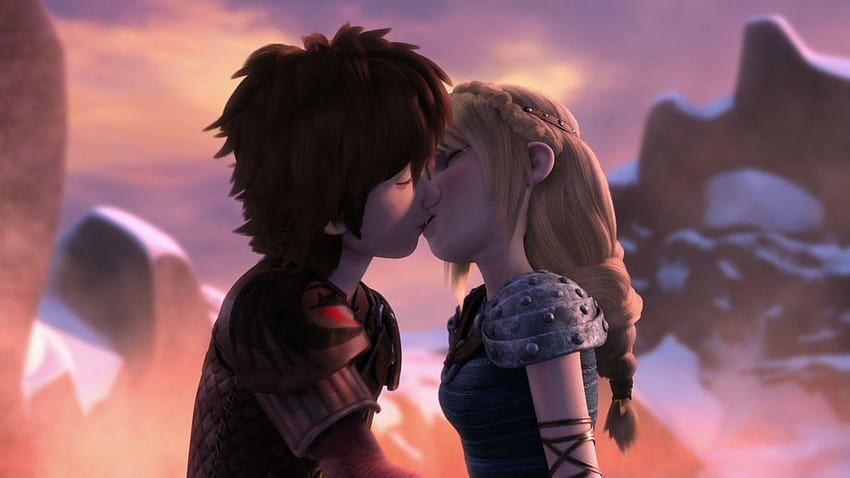 hiccup and astrid HD wallpaper